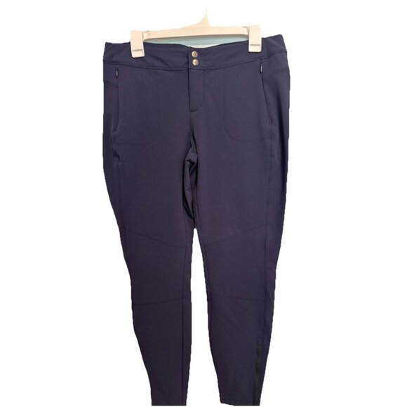 Kuhl Women Transcendr Ankle Nylon Zip Pockets Outdoor Hiking Pants Navy Reg 12 - Picture 1 of 16